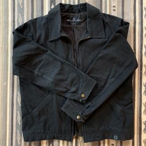 American Giant Cotton Canvas Zip Coat Medium Like New